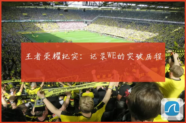 王者荣耀纪实：记录WE的突破历程